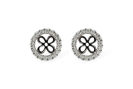 B187-67386: EARRING JACKETS .30 TW (FOR 1.50-2.00 CT TW STUDS)