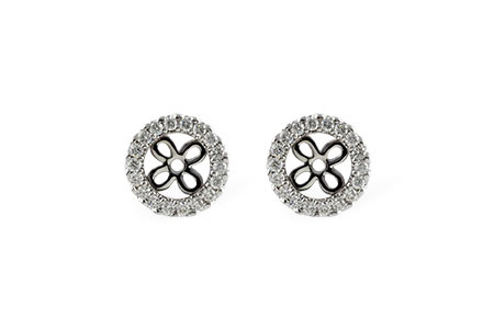 C187-67377: EARRING JACKETS .24 TW (FOR 0.75-1.00 CT TW STUDS)