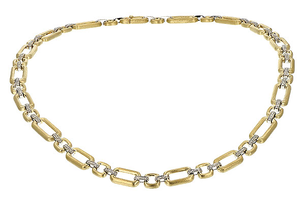 K189-49194: NECKLACE .80 TW (17 INCHES)