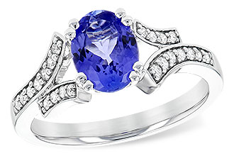 A190-42904: LDS RG 1.15 TANZANITE 1.30 TGW