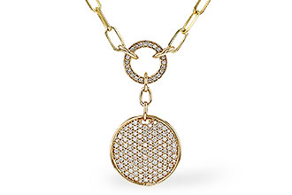 E274-92840: NECKLACE .92 TW (17")