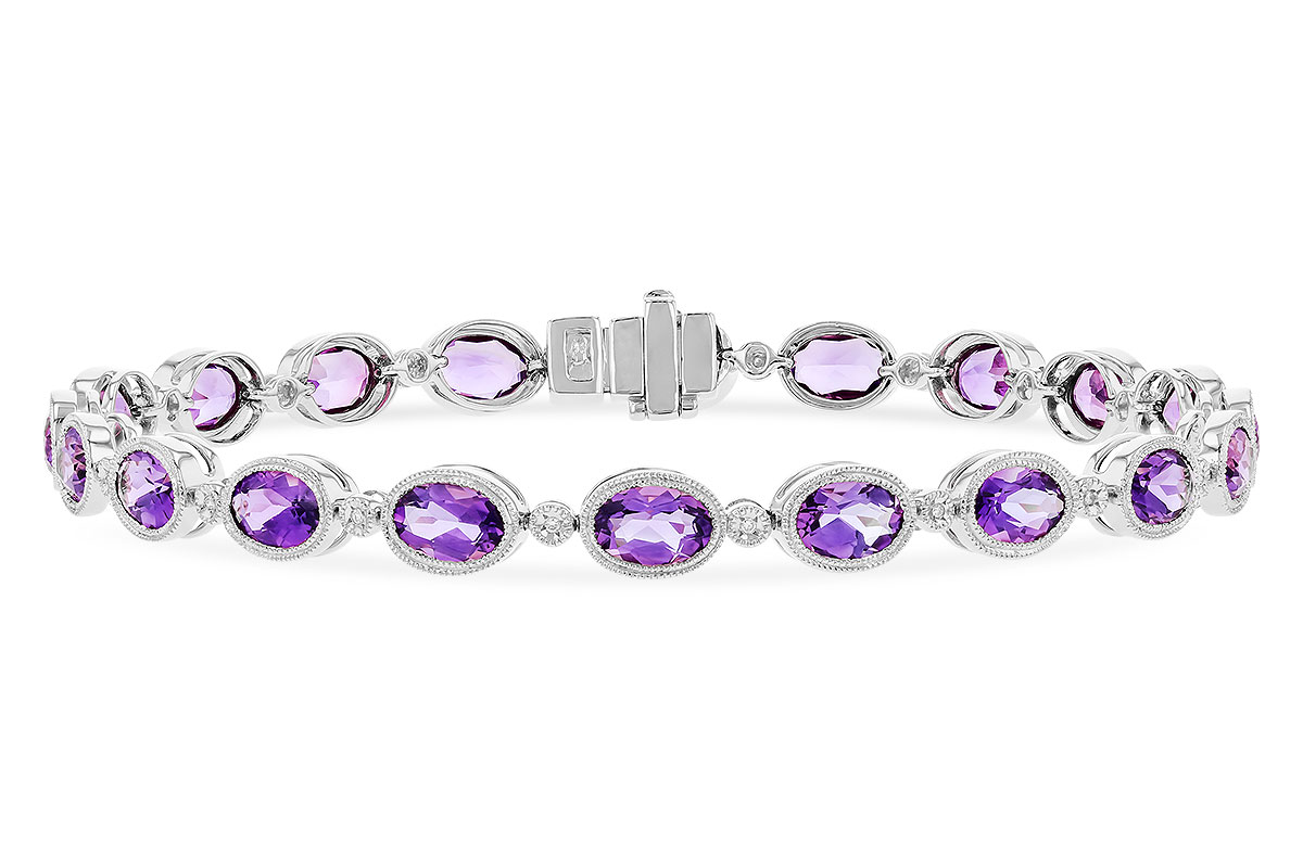 F274-01976: BRACELET 6.86 TW AMETHYST 6.90 TGW