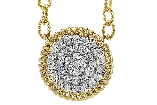 G274-08313: NECKLACE .32 TW (18")