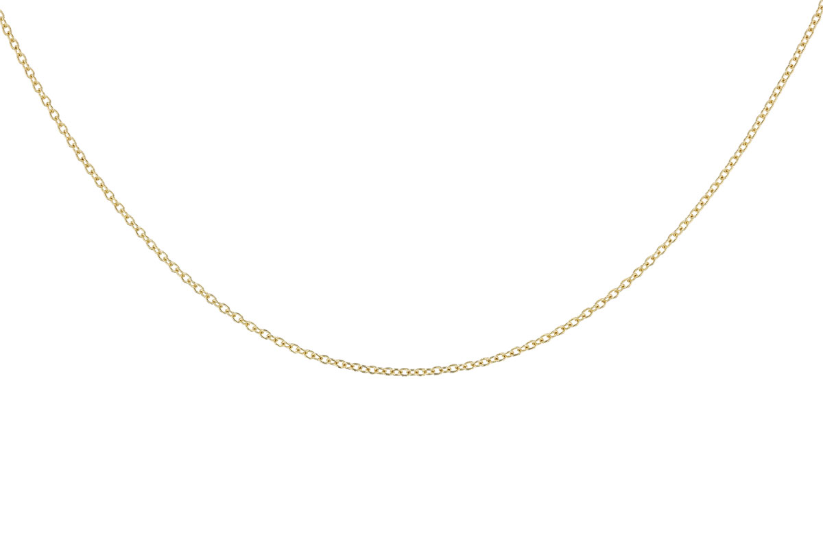 L274-06485: CABLE CHAIN (22IN, 1.3MM, 14KT, LOBSTER CLASP)